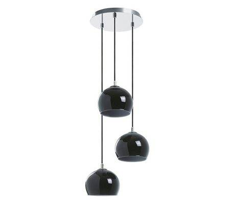 Suspensions ESTIKLA IP20 3xE14 verre noir