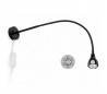 LED lampe de mur mur en aluminium noir - BOGART