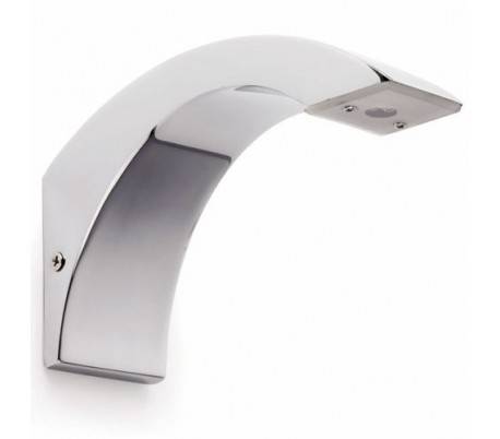 LED lampe de mur paroi en acier inoxydable de couleur blanche - Chapi