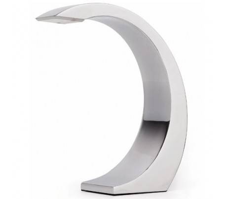 Lampe de table LED en acier chromé inoxydable plaqué couleur - Chapi petite