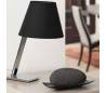 Moma, lampe de pied à l'intérieur du salon E27 blanc