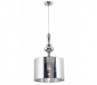 Quo, lampe suspension, métal chromé E27