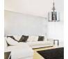 Quo, lampe suspension, métal chromé E27