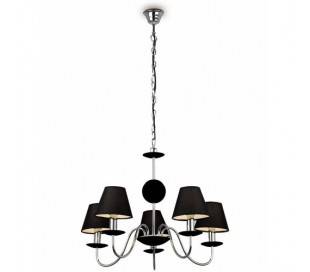 Kessler, lampe suspension en acier, chrome E1427-Noir