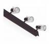 Spots Appliques GU10 3 noir - TUBA