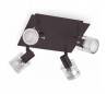 4 spots GU10 11W plafond blancs - TUBA