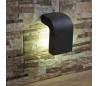 Lampe murale en aluminium injecté gris foncé extérieur - Klamp 74407