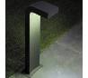 Borne jardin extérieur en aluminium gris foncé - grande Klamp