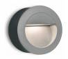 Lampe LED encastré dans le jardin aluminium injecté gris - RACING