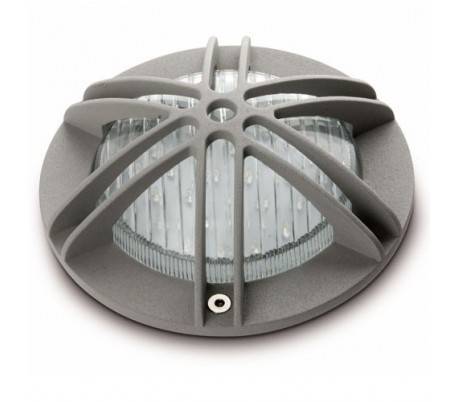 Lampe LED encastré extérieur jardin en acier inoxydable gris - KUIPER