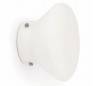 Appliquer salle de bain en verre blanc opaque bouton G9-P