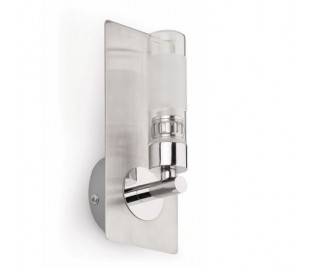 Appliquer sur la G9 aluminium-nickel mat chromé salle de bain