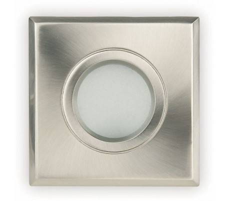 Bague en métal pour salle de bain QUASAR nickel mat MR16