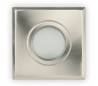 Bague en métal pour salle de bain QUASAR nickel mat MR16