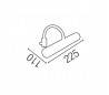 Appliquer en métal RELAX - 3 pour le bain nickel mat G9