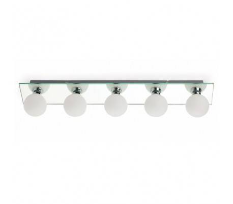 Appliquer 5 chrome Métal lumière salle de bains LASS pour G9