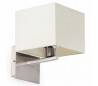 E14 Lampe Applique en toile d'acier et blanc - Thana