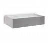 E27 lampe murale en aluminium de couleur nickel mat - LES DEUX
