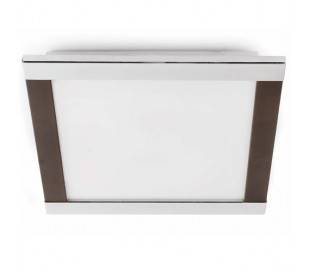 Plafonnier métallique 3 lumières AZOR-2 dans les Marron-chrome toit 2 g 11