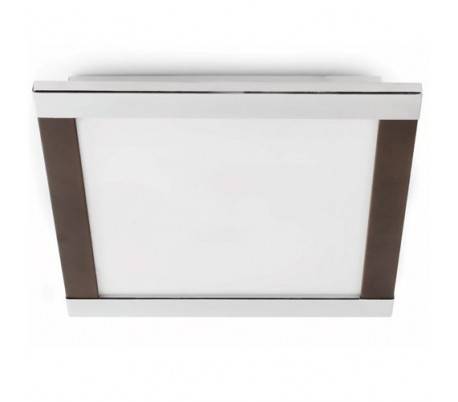 Plafonnier métallique 3 lumières AZOR-2 dans les Marron-chrome toit 2 g 11