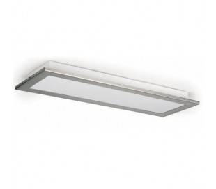 2 AZOR acier dans les lumières nickel mat plafond PL
