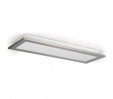2 AZOR acier dans les lumières nickel mat plafond PL
