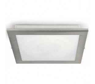Leg soffite en acier AZOR-P petite nickel mat fluorescent circulaire