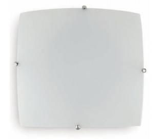 LIRIA - nickel mat grand plafond métallique interne E27 2 G