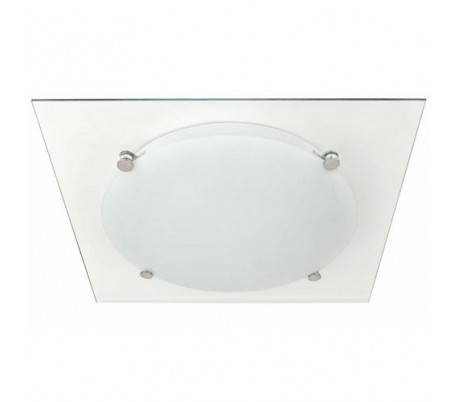Plafond E27 Nickel mat du verre interne SOLEY-2pour