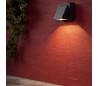 LED lampe de mur mur extérieur en aluminium injecté gris foncé - KAMAL