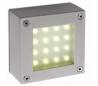 LED lampe de mur extérieur mur du jardin en aluminium injecté gris - DEVA-1
