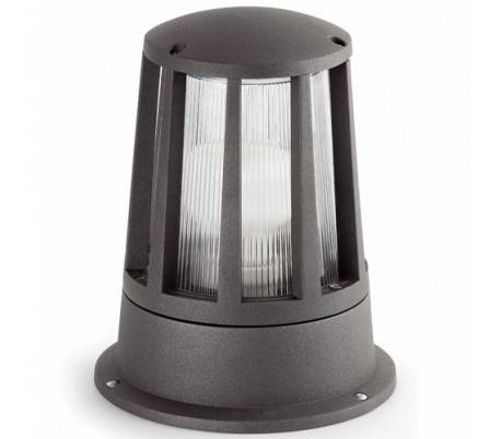 Lampe E27 de jardin en aluminium gris foncé - SURAT
