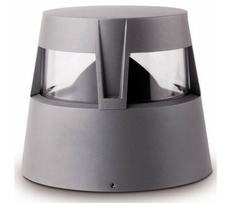 Lampe G12 de jardin en aluminium gris foncé - KON