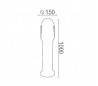 Borne jardin 1105mm E27 aluminium injecté noir - hiver-G