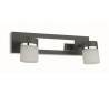 Appliques 2 spots 40W G9 wengué + chrome - DRACO-2