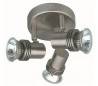 Plafond 3 spots GU10 50W nickel mat - LUNE-7