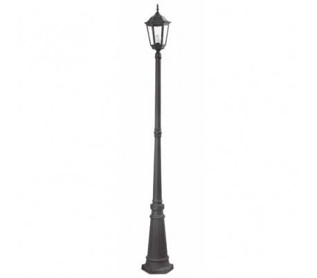 Lampe de jardin 1 lumière, injecté en aluminium noir - PARIS