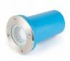 Lampe LED extérieur jardin encastré en acier inoxydable de couleur nickel mat - LED-16