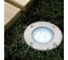 Lampe LED extérieur jardin encastré en acier inoxydable de couleur nickel mat - LED-16