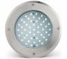Lampe LED extérieur jardin encastré en acier inoxydable de couleur nickel mat - LED-13