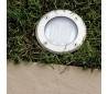 Lampe LED GX53 jardin extérieur encastré en acier inoxydable nickel mat - LIO