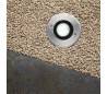 Lampe de faible puissance en retrait de jardin en acier inoxydable nickel mat - TECNO-6