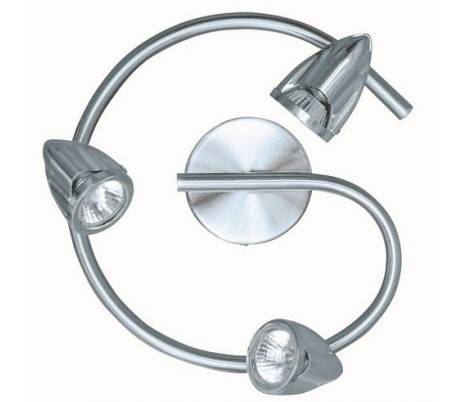 Plafond 3 spots GU10 50W Chrome - STAR-5