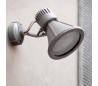 Projecteur phare E27 de jardin en aluminium gris - PROJET