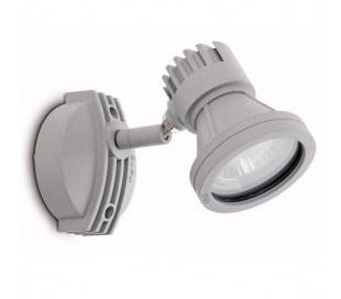GU10 lumière projecteur de jardin en aluminium gris extérieur - MINI-PROJET