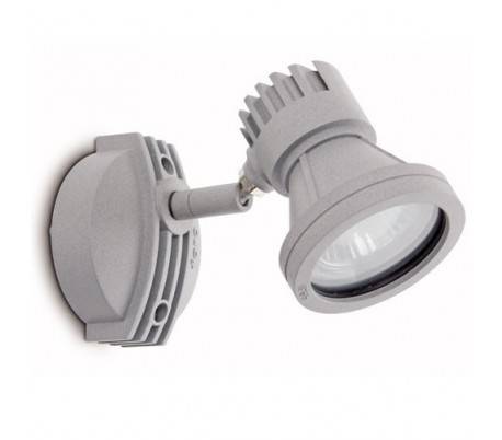 GU10 lumière projecteur de jardin en aluminium gris extérieur - MINI-PROJET
