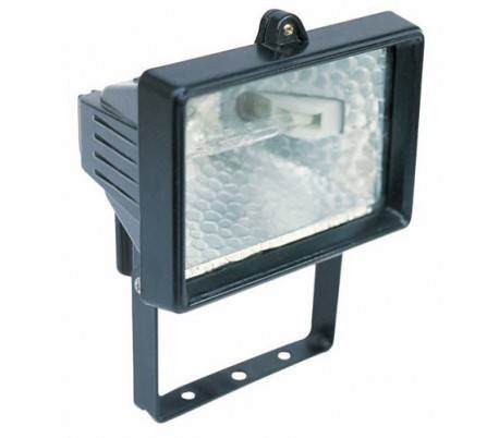 Spotlight projecteur de jardin en aluminium R7s noir - MIKRO