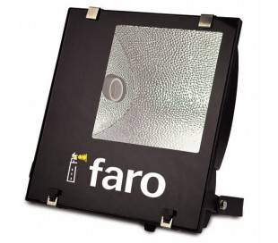 E40 250W projecteur de lumière extérieure en aluminium noir - Sanson-1