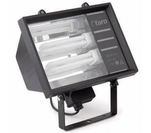 G24 projecteur phare mur extérieur en aluminium noir - ELM