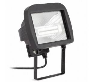 Spotlight projecteur R7s extérieur en aluminium noir - CEDAR